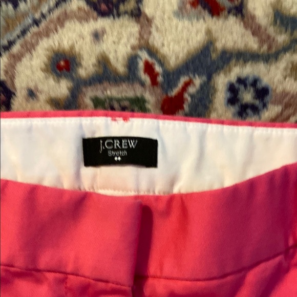 JCrew Vibrant Pink Cropped Pants - Picture 2 of 4